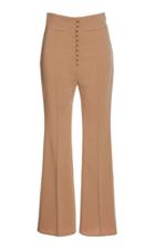 Mame Kurogouchi High Waist Gabardine Wide Leg Pants