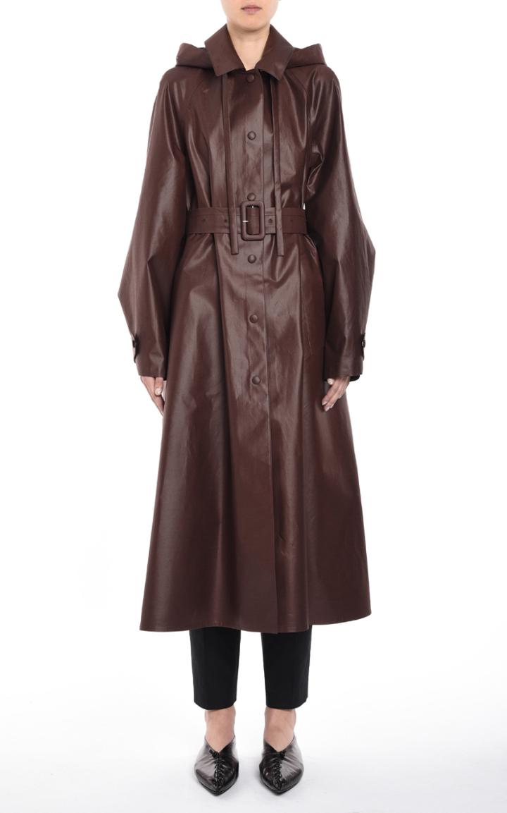 Moda Operandi Jil Sander Long Lined Hooded Parka