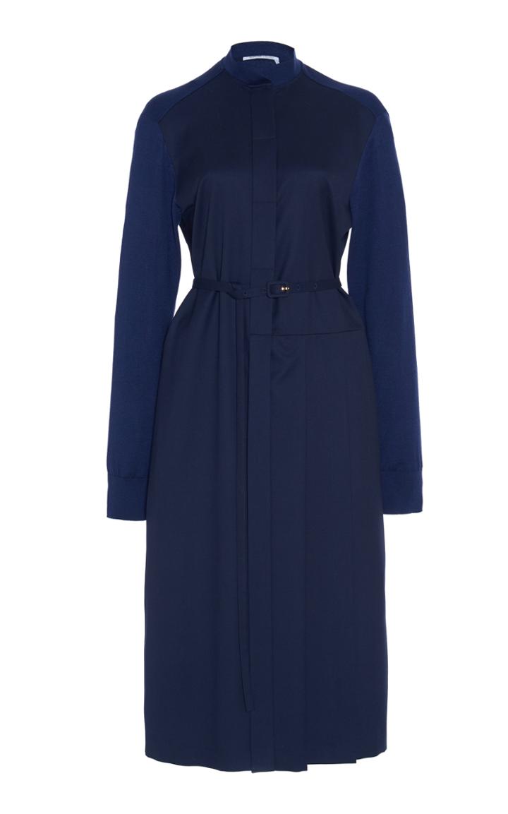 Moda Operandi Agnona Belted Wool-cashmere Knit Dress