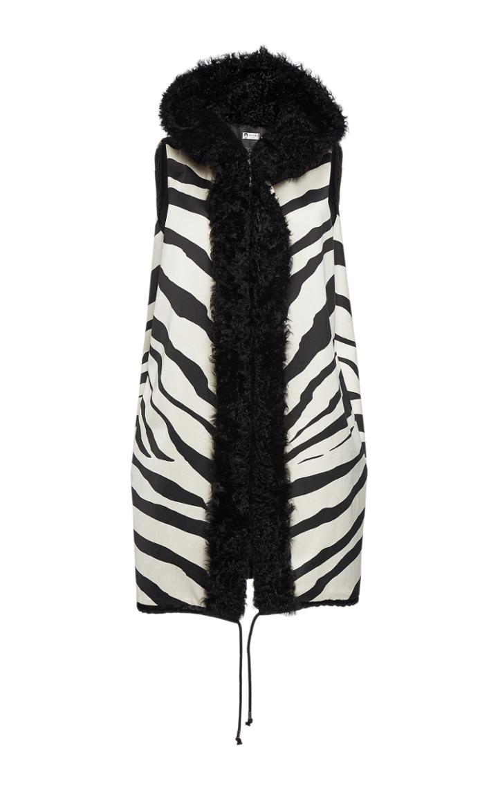 Lanvin Zebra Printed Vest