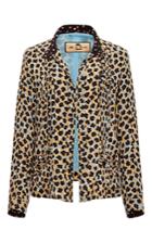 Etro Snow Leopard Silk Jacket