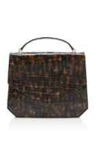 Emilia Wickstead Apollonia Croc-effect Leather Bag