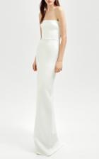 Alex Perry Paige Sleek Strapless Gown