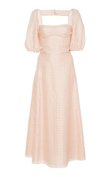 Markarian Checked Midi Dress