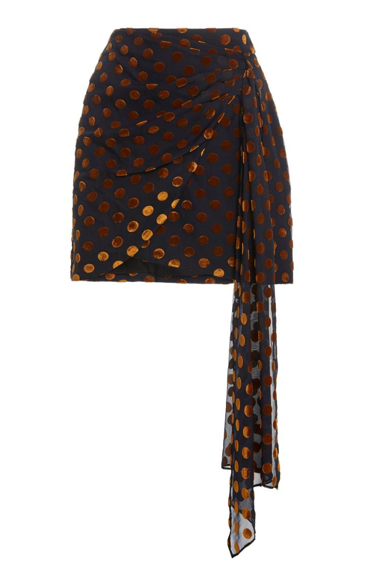 Moda Operandi Significant Other Eden Polka-dot Georgette Mini Skirt