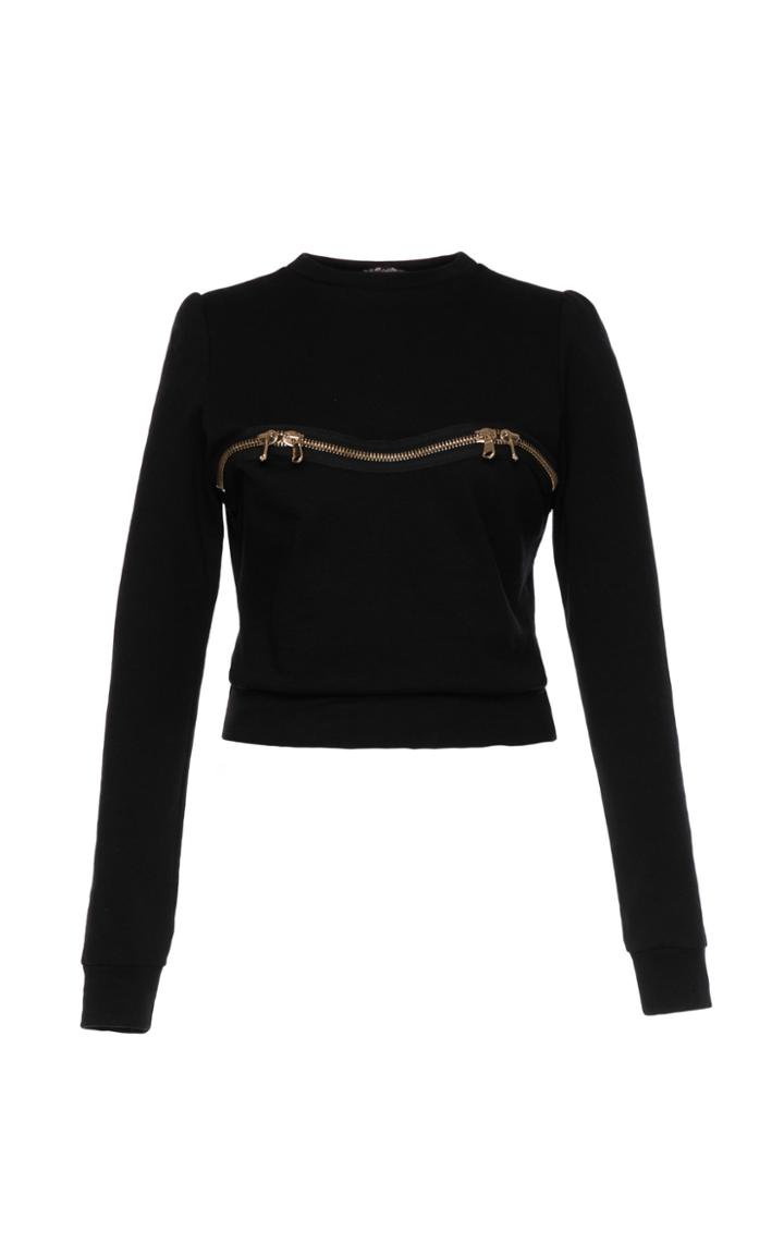 Lena Hoschek Kink Cotton Zip Sweater
