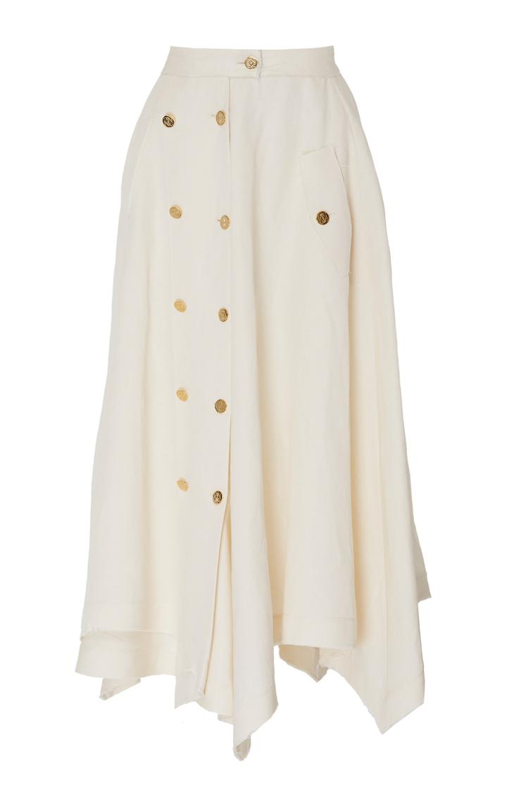 Loewe Multi Buttons A-line Skirt