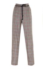 Roland Mouret Boardman Straight-leg Plaid Pants