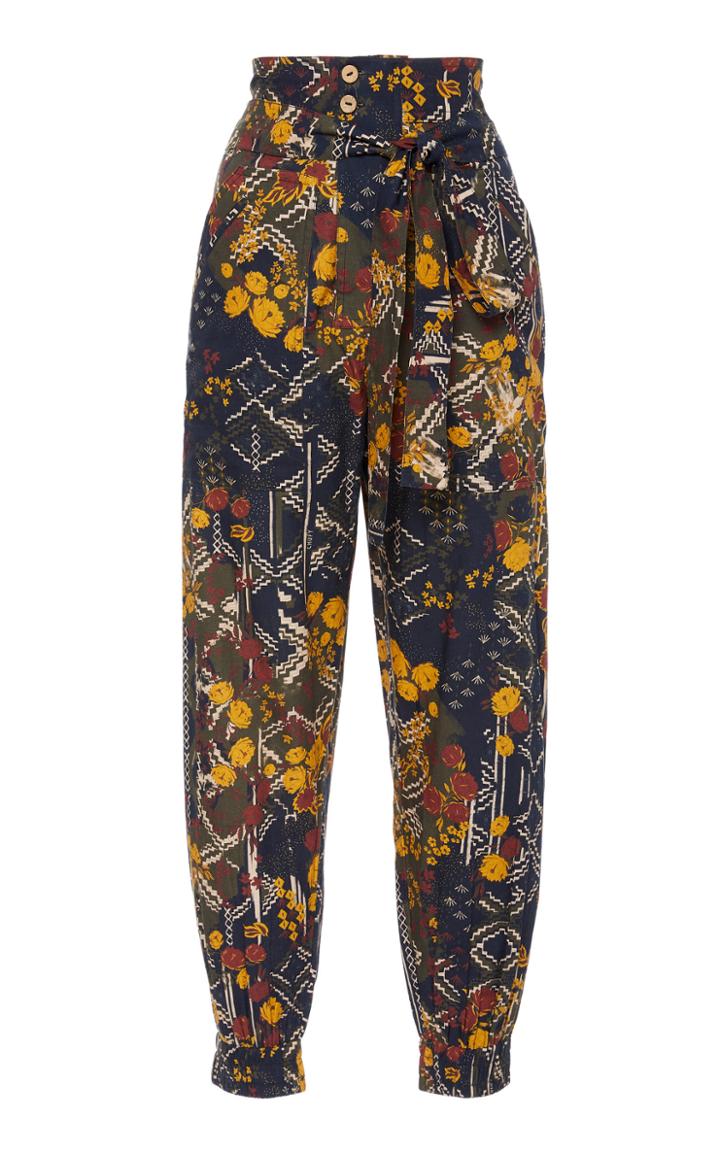 Moda Operandi Chufy Puno Cotton Tapered Pants Size: Xs