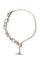 Moda Operandi Reggie Tomi Chain And Pearl Sterling Silver Necklace