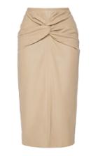 N 21 N&deg;21 Twist Knot Leather Skirt