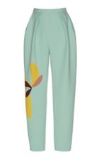 Delpozo Patchwork Crpe Pants