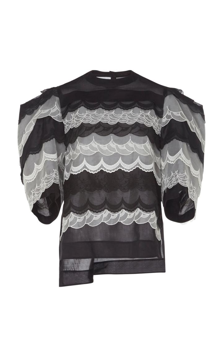 Dice Kayek Paneled Cotton Blouse