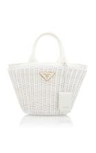 Prada Small Raffia Basket Bag