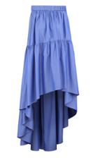 Moda Operandi Martin Grant Tiered Cotton Strapless Parachute Dress