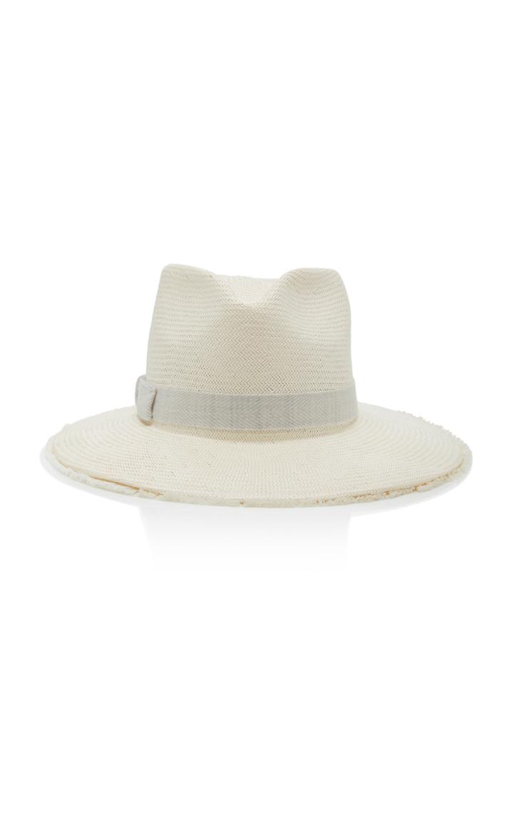 Yestadt Millinery Fringy Fringed Straw Fedora