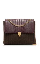 Victoria Beckham Tejus Print Leather Quinton On Chain Bag