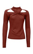 Moda Operandi Rejina Pyo Maia Cutout Twisted Jersey Top