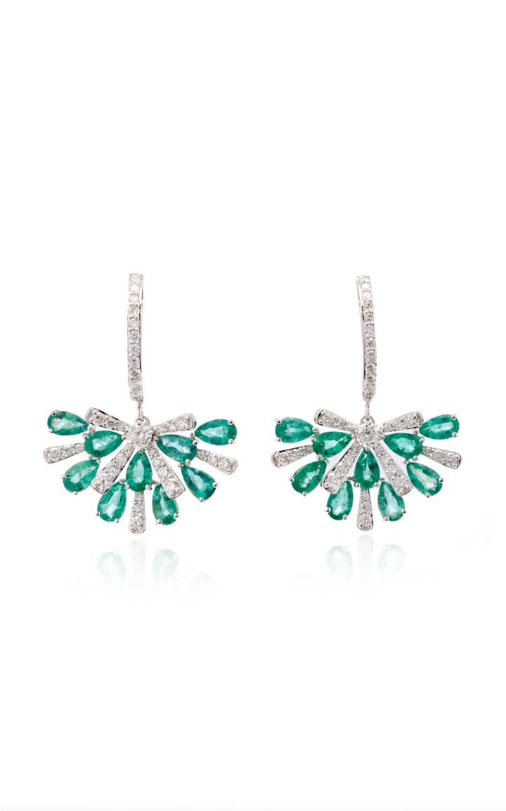 Hueb M'o Exclusive Emerald Drop Earrings