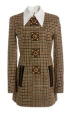 Moda Operandi Andrew Gn Checked Tweed Blazer Dress