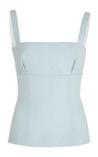 Emilia Wickstead Square-neck Crepe Top