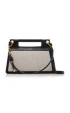 Givenchy Whip Medium Knotted Canvas And Leather Shoulder Bag