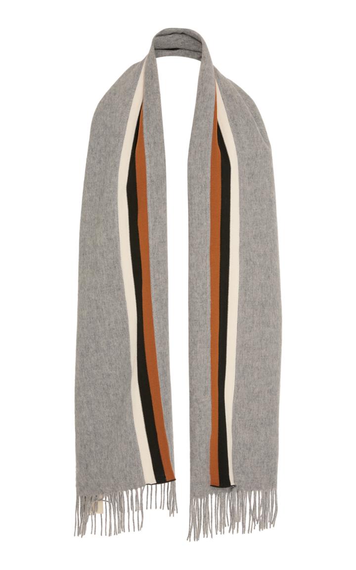 Donni. Racer Color-block Wool-blend Scarf