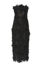 J. Mendel Strapless Cocktail Dress