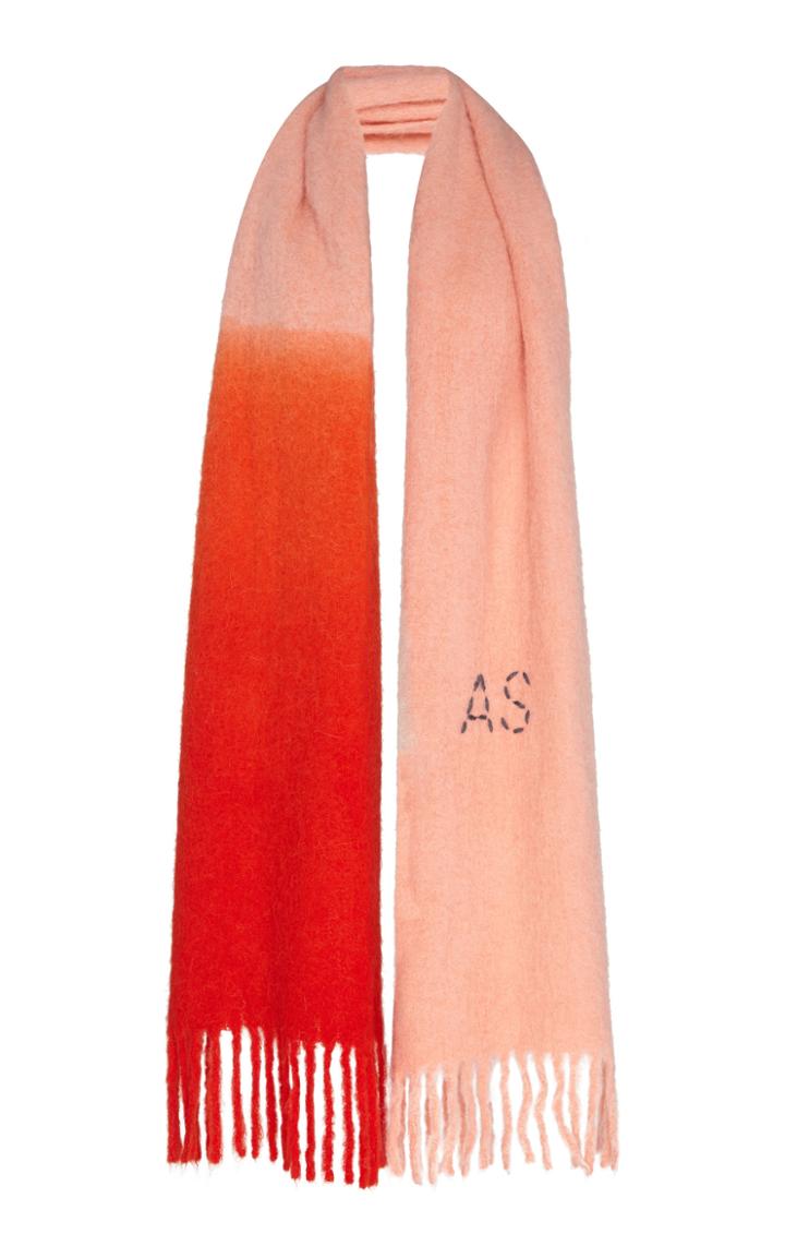 Acne Studios Kelow Two-tone Wool-blend Scarf