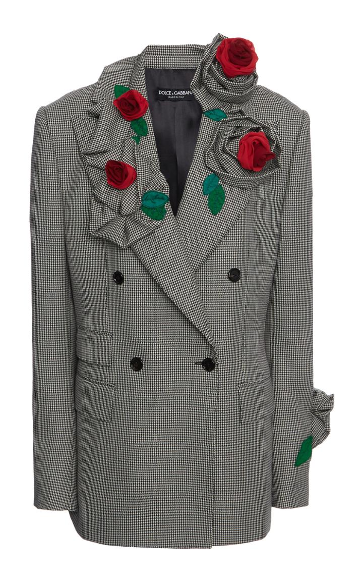 Moda Operandi Dolce & Gabbana Double-breasted Gabardine Blazer