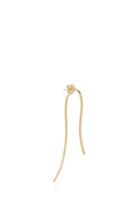 Paige Novick 18k Yellow Gold Curved Bar Earring