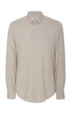 Fioroni Slim-fit Cotton And Cashmere-blend Shirt
