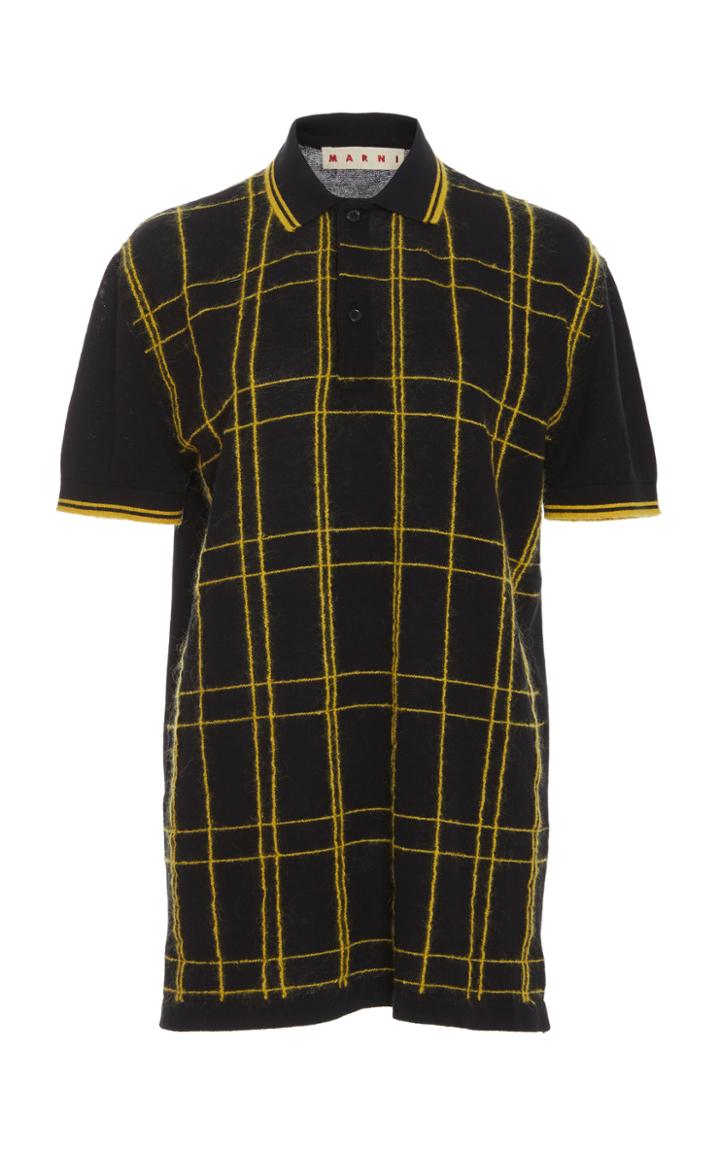 Marni Tartan Polo Shirt