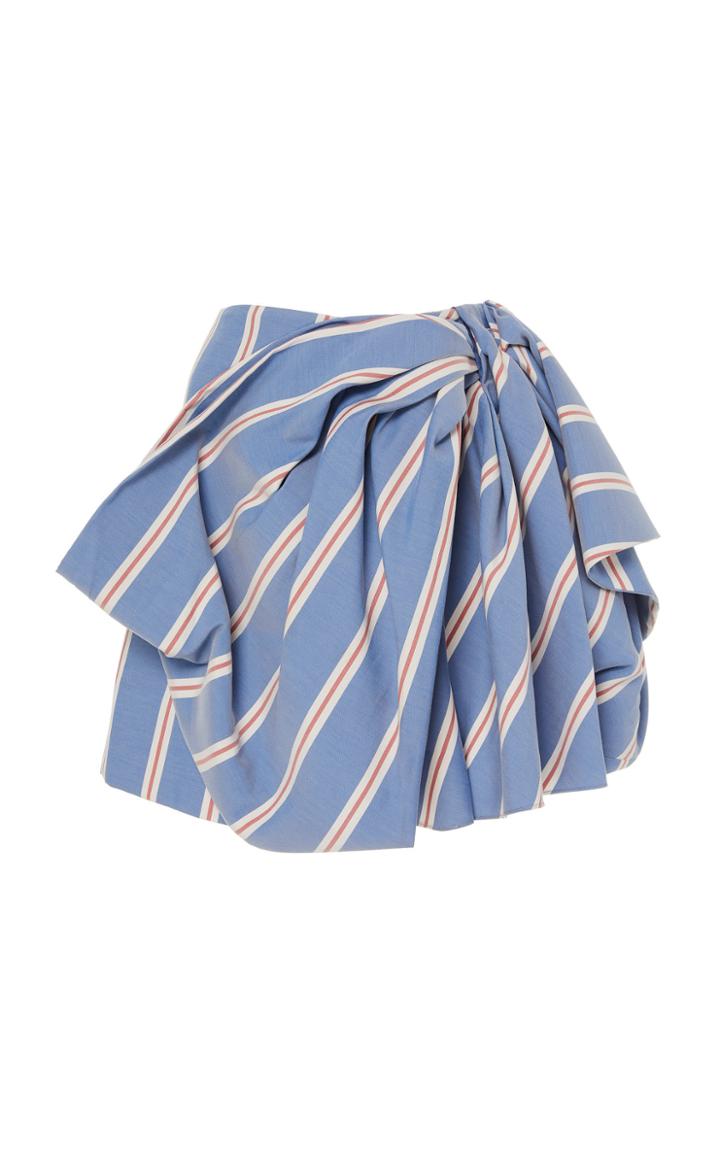 Moda Operandi Carolina Herrera Knotted Crepe Mini Skirt Size: 0