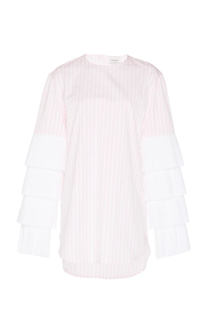 Monographie Pleated Multi Tiered Sleeve Top