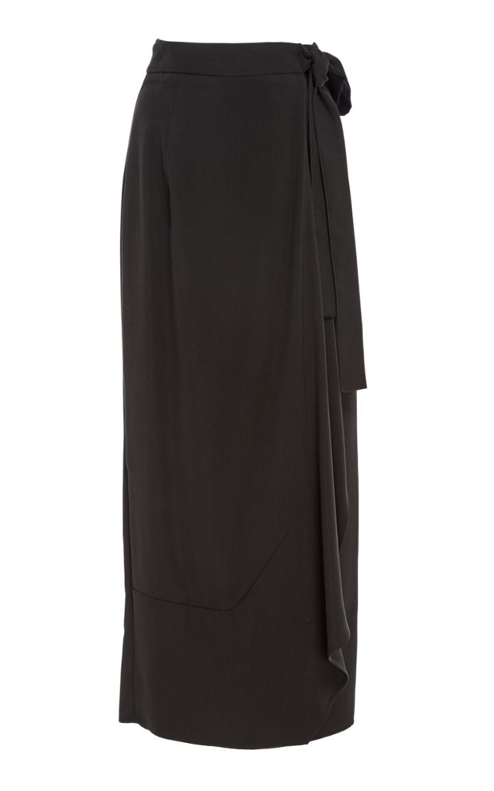 Palmer/harding Palmer//harding Wrap Midi Ruffle Skirt
