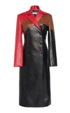 Matriel Multi Faux Leather Coat