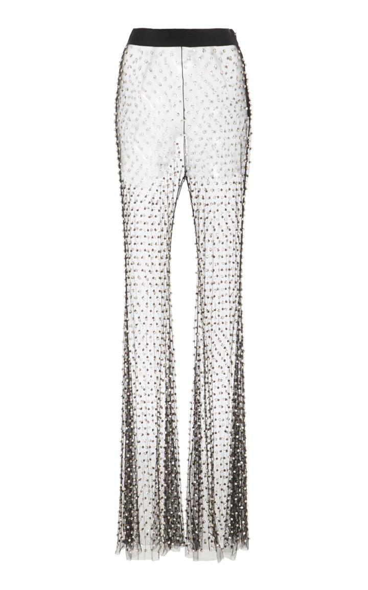Amen Couture Crystal Embellished Net Trouser