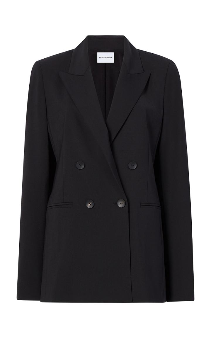 Michelle Waugh Joann Wool Boyfriend Blazer