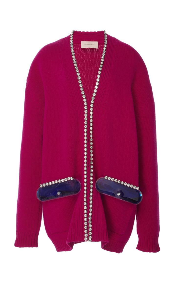 Christopher Kane Cupchain Embellished Cardigan