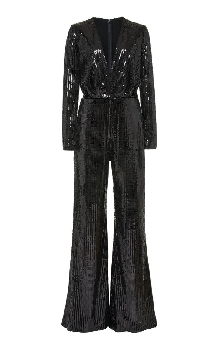 Elie Saab Big Sequence Sequin Jumpsuit Size: 34