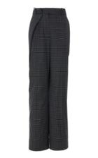Cdric Charlier Straight-leg Wool-blend Pants