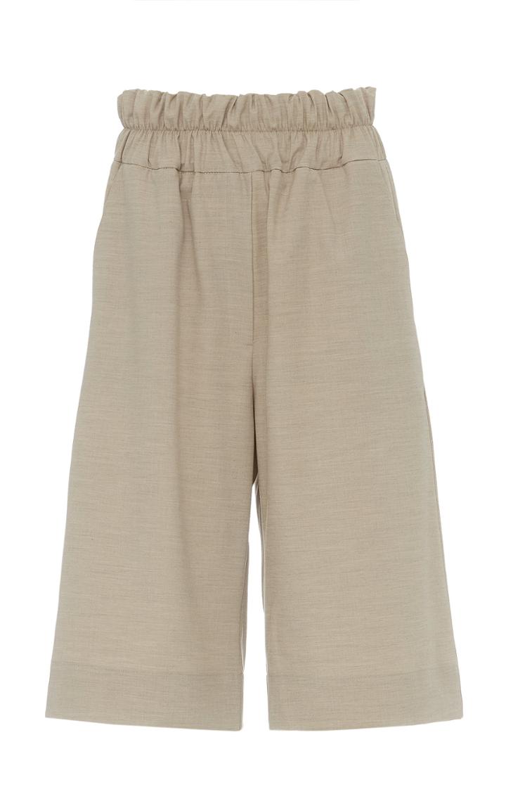 Moda Operandi Studio Cut Mlange Broadcloth Shorts Size: 36