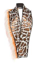 Mary Katrantzou Printed Leather Wrap Shawl
