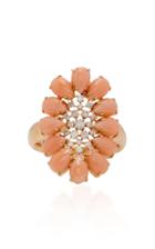 Sutra Pink Opal And Diamonds Ring