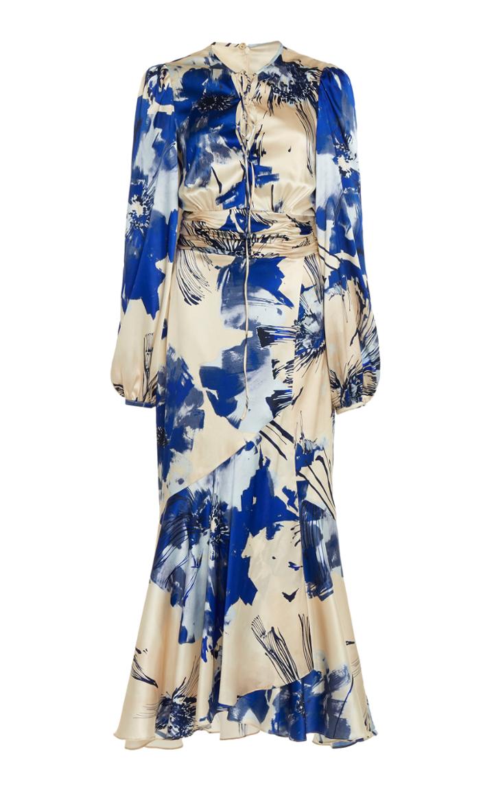 Moda Operandi Silvia Tcherassi Diane Printed Silk Dress