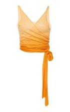 Jonathan Simkhai Ombre Cashmere Wrap Top