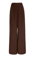 Moda Operandi Michael Lo Sordo Pleated Wool Wide-leg Pants Size: 6