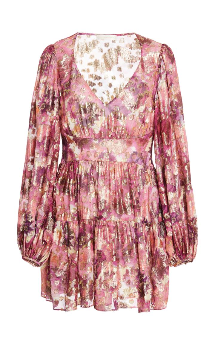 Moda Operandi Loveshackfancy Willis Printed Devore Dress