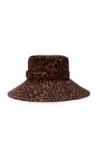 Eric Javits Kaya Leopard-print Shell Bucket Hat